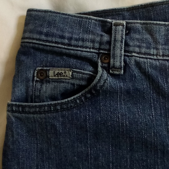 Lee Women's Relaxed At Waist Straight Leg Jeans Size 10M - Picture 3 of 12
